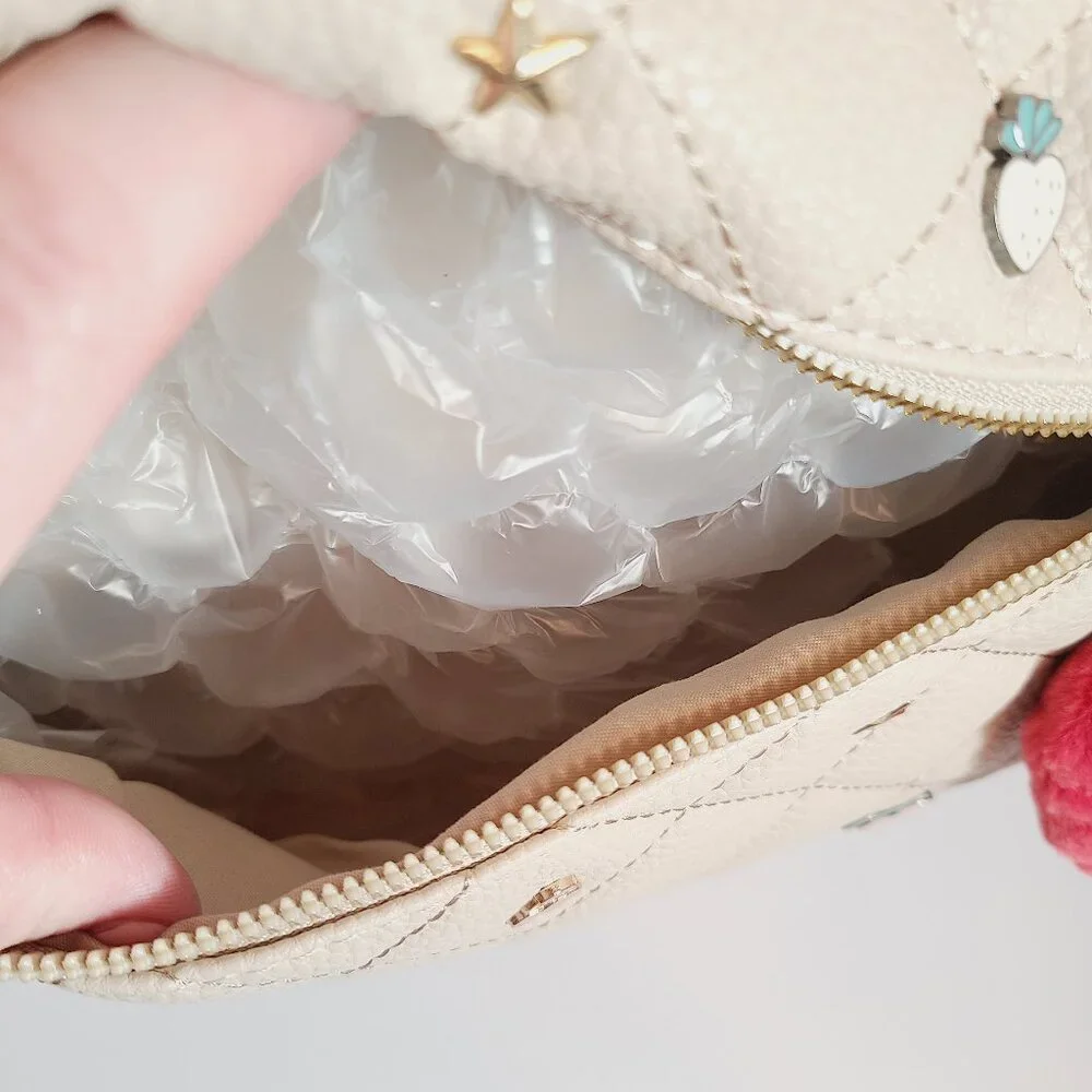 Under One Sky Cream Backpack – Strawberry Charm Design – NWT - Picture 7 of 13
